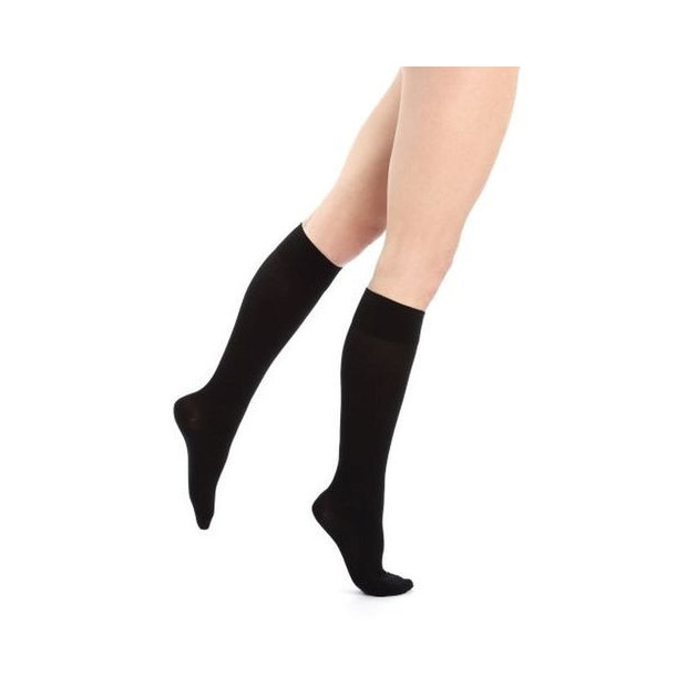 Chaussettes de Contention Coton, Blanche