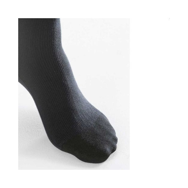 Finition extra fine du bout de pied pour plus de confort des chaussettes de contention Venoflex City Coton