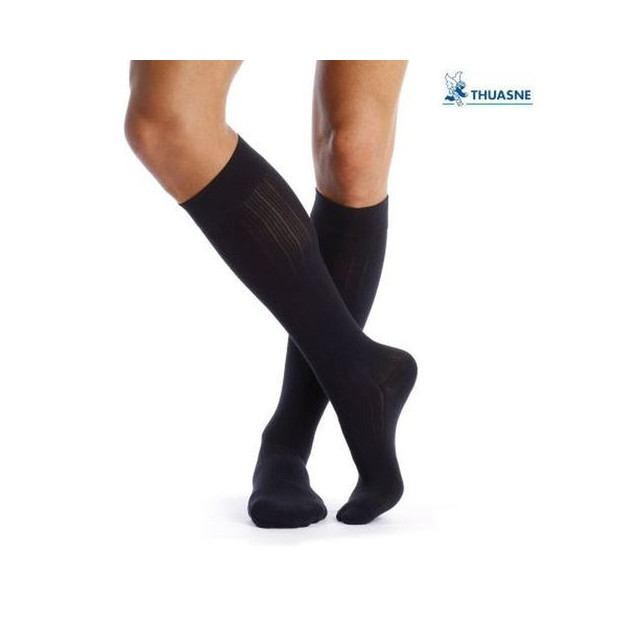 Chaussettes de contention Venoflex City Coton idéale pour les voyages en avion