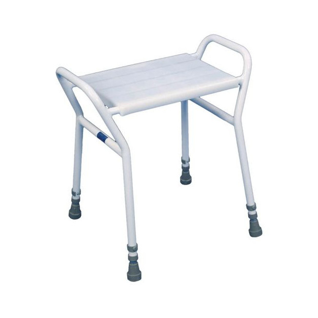 Tabouret de douche rectangulaire supporte jusqu'à 160kg