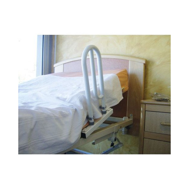 Barre de redressement latérale utilisée sur lit médicalisé