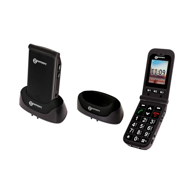 Téléphone Mobile Geemarc CL 8400 à clapet