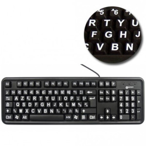 Clavier ordinateur grosses touches pour Malvoyants