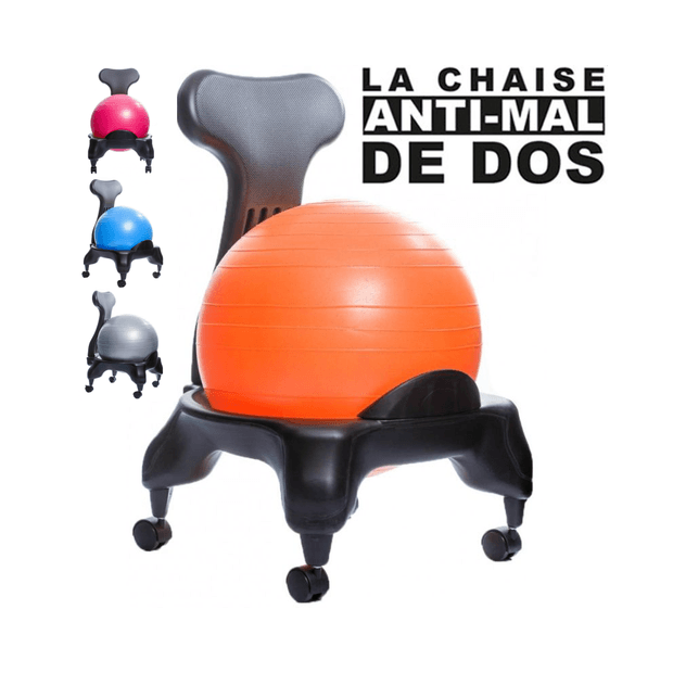 Chaise Ergo Ball Anti Mal de Dos