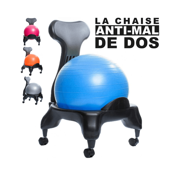 Chaise Ergo Ball Anti Mal de Dos