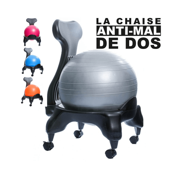 Chaise Ergo Ball Anti Mal de Dos