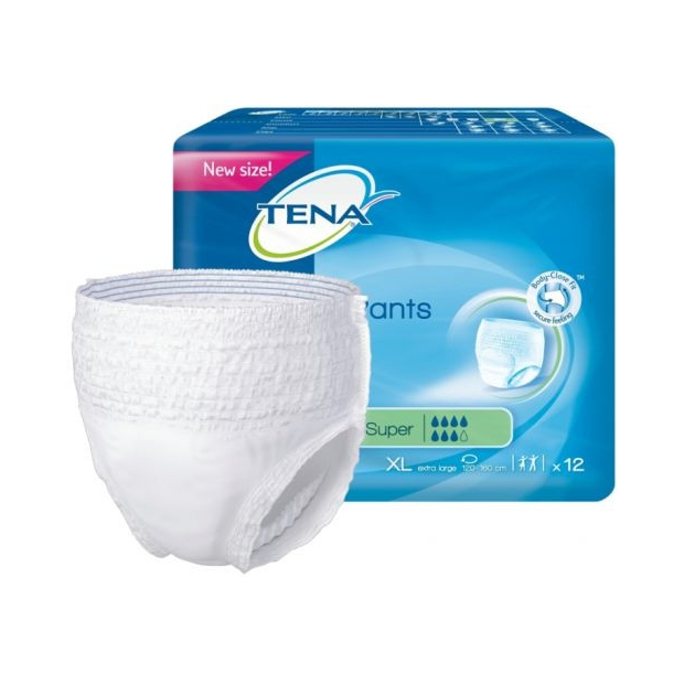 Culotte absorbante Tena Pants Super XL (T54 à supérieur 64)