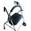 rollator XL fortissimo avec assise large et dossier rembourré