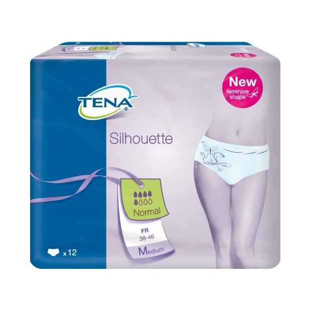 Slip absorbant Tena Silhouette normal Medium