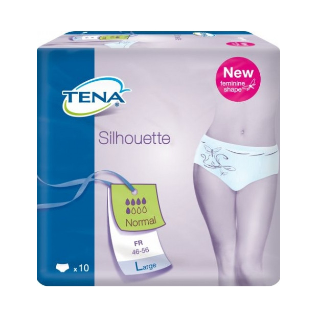 Slip absorbant Tena Silhouette normal Large