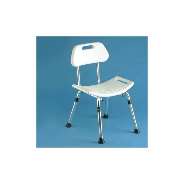 Tabouret de douche XL avec dossier