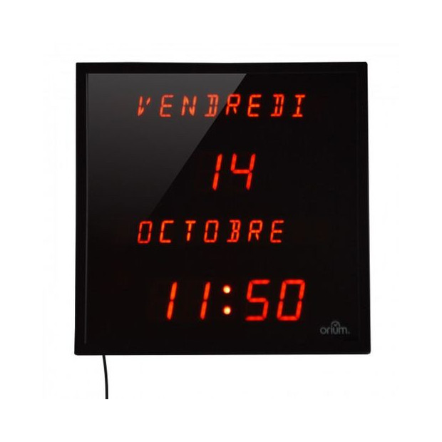 Pendule Calendrier Électronique avec heure  mois date et jour