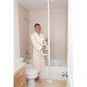 Barre de douche angle droit pour PMR et Seniors - SweetDom