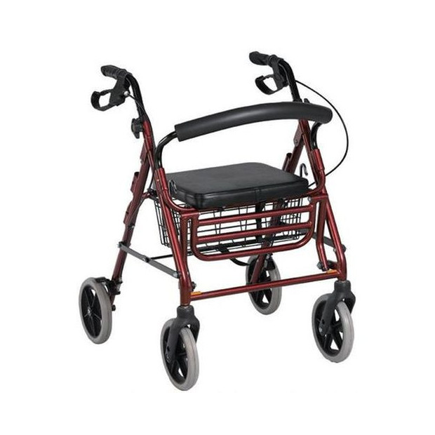 rollator Fauteuil de Transfert Duo avec un panier sous l'assise