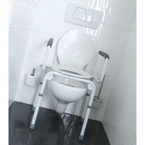 Siège réhausseur de toilettes - 10 cm - aidapt vr224d - Conforama