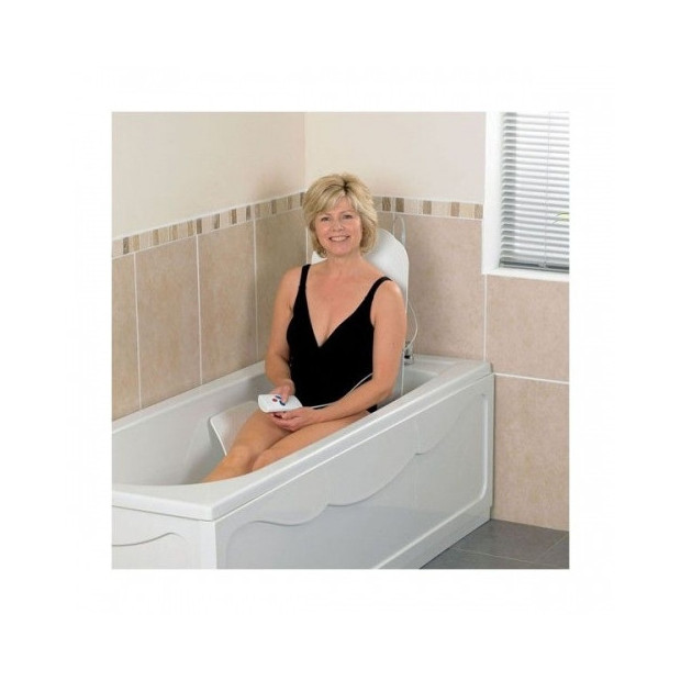 chaise élévatrice pour baignoire Deltis Installation dans le fond avec 4ventouses