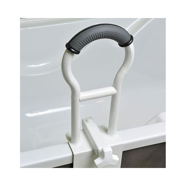 Poignée de Baignoire 50cm Barre Appui Murale Antidérapant Poignée de  Sécurité en Acier Inox pour Toilette WC Escalier Noir