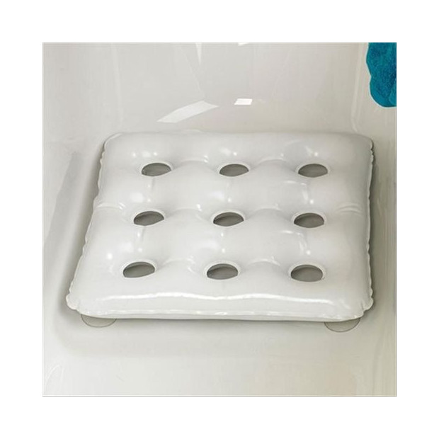 Coussin de bain gonflable apporte confort et stabilité dans le bain
