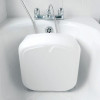 Réducteur de baignoire coloris blanc
