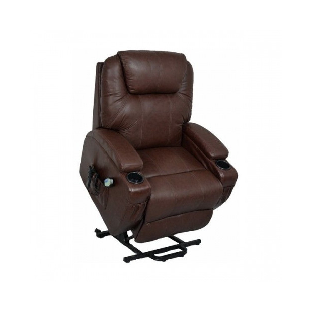 Fauteuil Relax Massant Cuir Kalinka