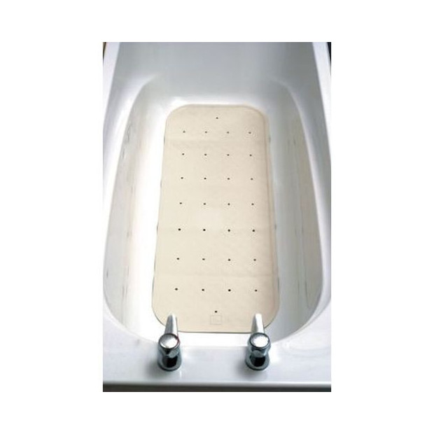 Tapis de bain extra long antidérapant à ventouses, spécial baignoire