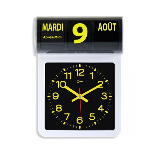 Horloge à date grand affichage