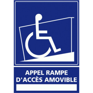 Mini rampe PMR pour accès handicapés en fauteuils roulants