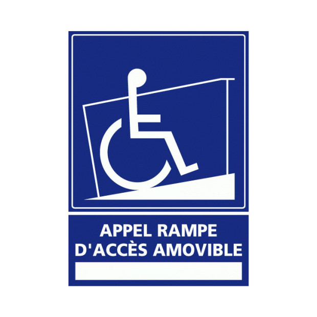 DOMI-Panneau autocollant d'accès à la rampe pour fauteuil roulant, mobilité  des handicapés, flèche avant et arrière, flèche droite des magasins -  AliExpress