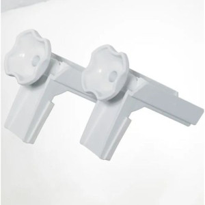 Kit de fixation pour Rehausseur de toilettes Savanah blanc