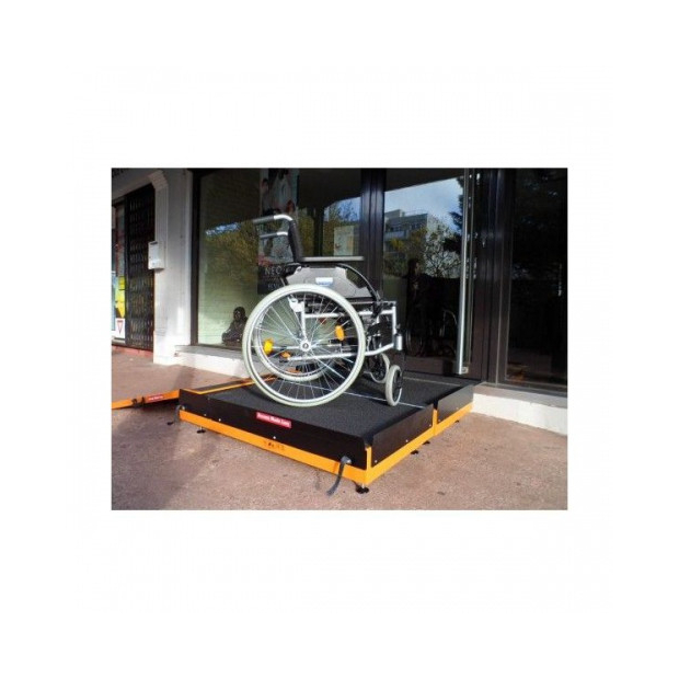 Plateforme d'accès Shop ramp avec rampe d'accès