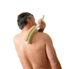 la Brosse de massage permet d'atteindre sans effort les parties du corps difficiles à nettoyer