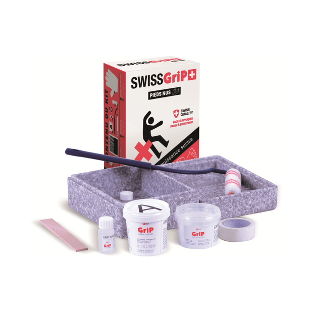 Grip+ Kit Antiglisse et Antidérapant - Douche & Baignoire