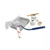 kit avec rouleau d'application bac scotch gants spatule produits antiglisse liquide