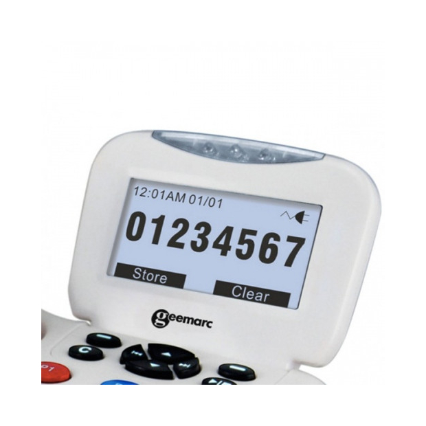 Téléphone amplifié avec répondeur et guide vocal CL 555 Geemarc