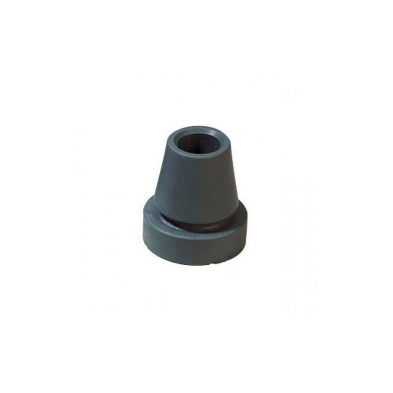 Pointe De Canne En Caoutchouc Avec Embout Cuivre 17 Mm - Pièce De Rechange Neuve