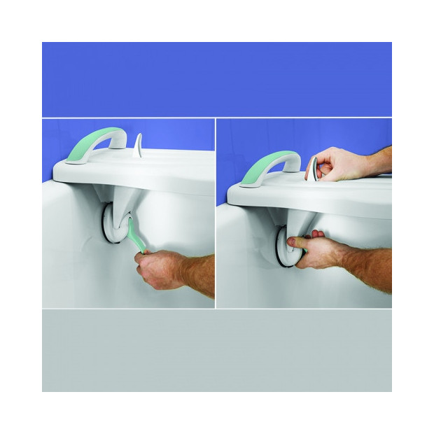 assise de bain Surefoot  avec système de fixation à ventouses