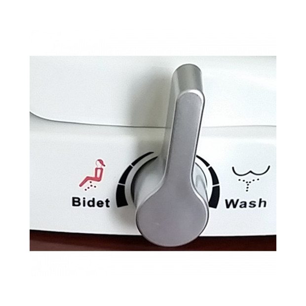 Wc Japonais Lavant Essentiel commande sur le côté pour activer les jets bidet et wash