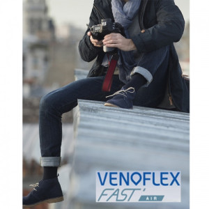 Chaussettes de Contention Venoflex Fast Air Homme discrète élégante
