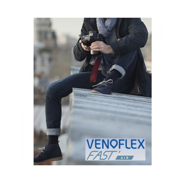 Chaussettes de Contention Venoflex Fast Air Homme discrète élégante