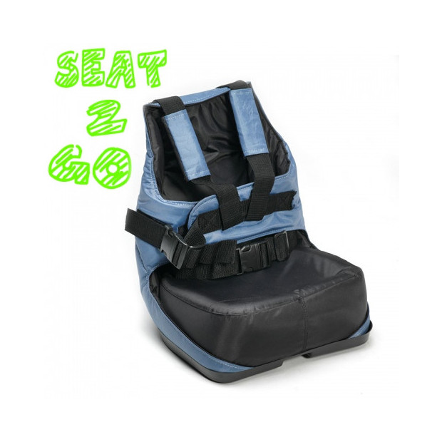 Siège de Positionnement Enfant Seat 2 Go noir et bleu avec harnais de maintien