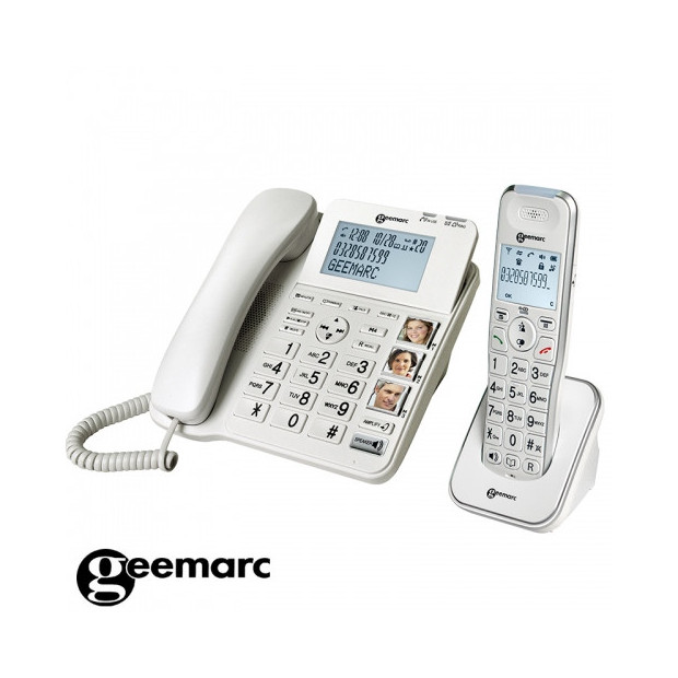 Téléphones Duo Amplidect Combi 295 Geemarc