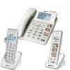 Téléphones Duo Amplidect Combi 295 Geemarc compatible sur la même ligne avec 2 autres