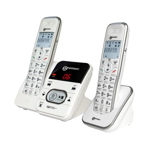 Pack Duo Téléphones Sans-Fil Amplidect 295 avec répondeur