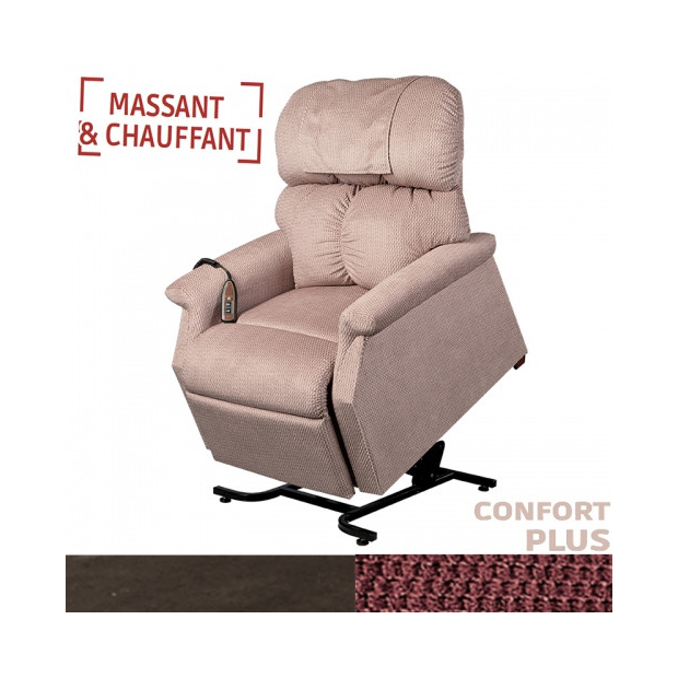 Fauteuil Releveur Confort Plus Massant et Chauffant 1 moteur