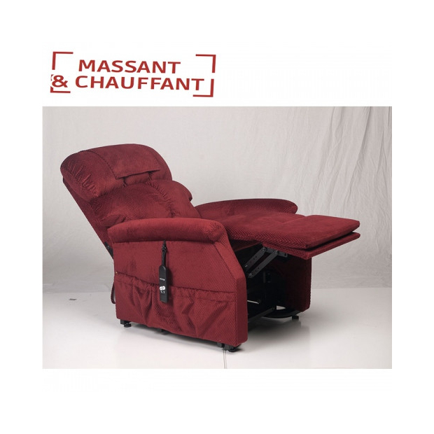 Fauteuil Releveur Confort Plus Massant et Chauffant 1 moteur