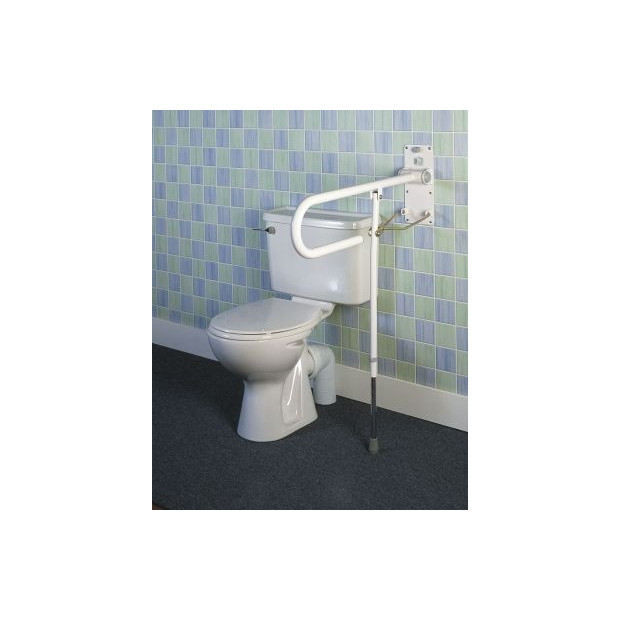 Barre d'appui de toilettes avec pied Devon Confort