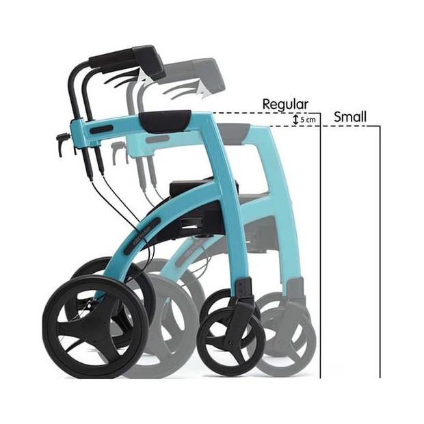 Aide à la marche Fauteuil Roulant Rollz Motion 2 tailles avec mesures