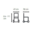 Rollator de course Carlett 700