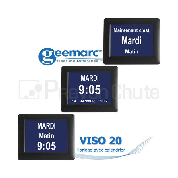 Horloge Calendrier Multi Affichage Viso 20