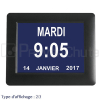 Horloge Calendrier Multi Affichage Viso 20